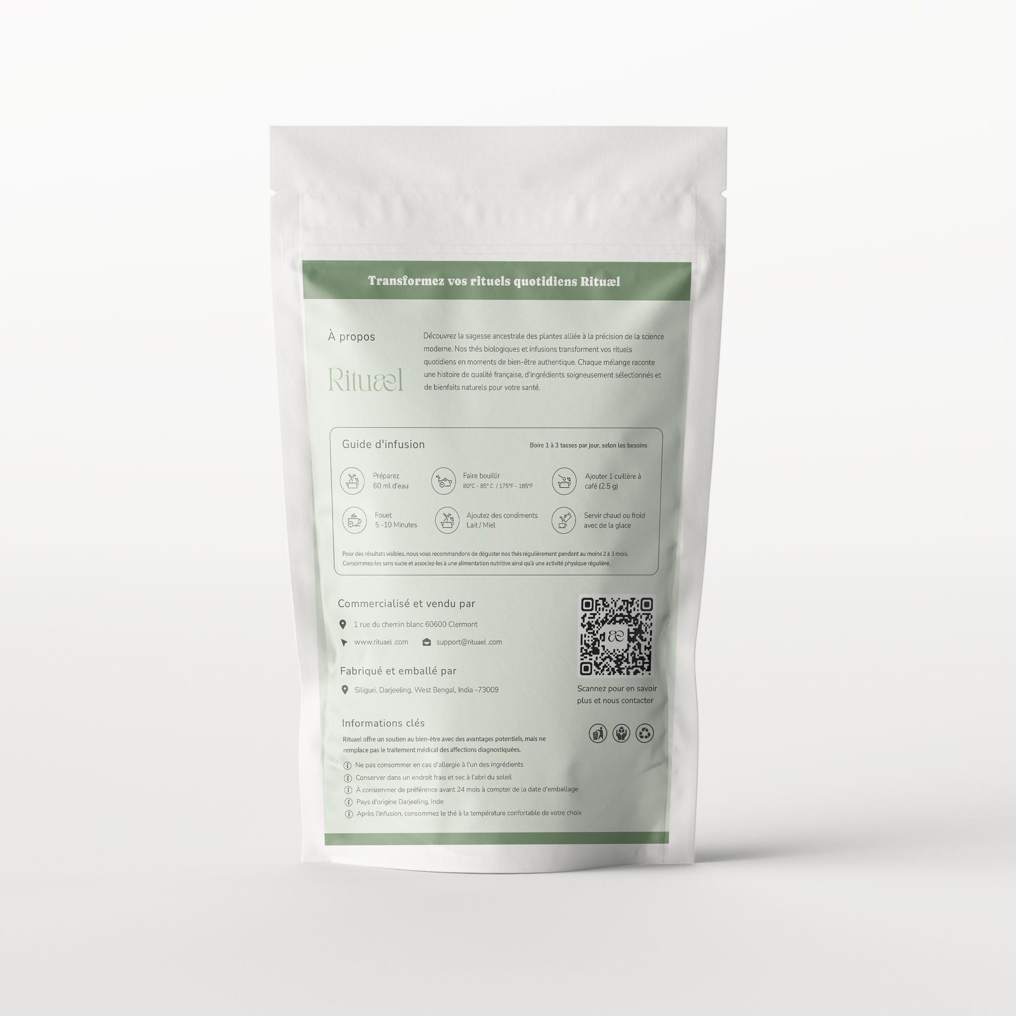 Matcha Cérémonial Japonais - Thé Vert Bio Concentration | Rituæl